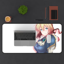 Cargar imagen en el visor de la galería, Violet Evergarden Violet Evergarden, Violet Evergarden Mouse Pad (Desk Mat) With Laptop
