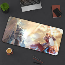 Charger l&#39;image dans la galerie, Fate/Apocrypha Siegfried, Saber Of Black, Saber Of Red Mouse Pad (Desk Mat) On Desk
