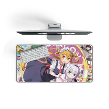 Charger l&#39;image dans la galerie, Miss Kobayashi&#39;s Dragon Maid Mouse Pad (Desk Mat) On Desk
