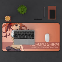 Load image into Gallery viewer, A Certain Scientific Railgun Mouse Pad (Desk Mat) With Laptop
