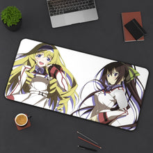 Charger l&#39;image dans la galerie, Infinite Stratos Mouse Pad (Desk Mat) On Desk
