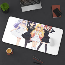 Cargar imagen en el visor de la galería, Gabriel DropOut Satanichia Kurumizawa Mcdowell, Gabriel Tenma White, Vignette Tsukinose April, Raphiel Shiraha Ainsworth Mouse Pad (Desk Mat) On Desk
