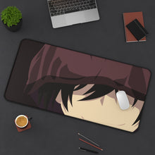 Load image into Gallery viewer, Yū Otosaka Smirking Mouse Pad (Desk Mat) On Desk
