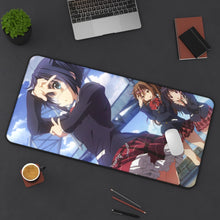 Cargar imagen en el visor de la galería, Love, Chunibyo &amp; Other Delusions Rikka Takanashi, Shinka Nibutani, Kumin Tsuyuri Mouse Pad (Desk Mat) On Desk
