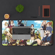 Charger l&#39;image dans la galerie, Sound! Euphonium Kumiko Oumae, Reina Kousaka, Hazuki Katou, Sapphire Kawashima, Asuka Tanaka Mouse Pad (Desk Mat) With Laptop
