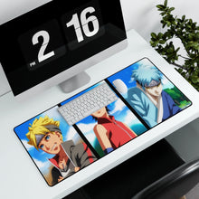 Load image into Gallery viewer, Boruto,Sarada and Mitsuki Mouse Pad (Desk Mat) With Laptop
