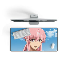 Cargar imagen en el visor de la galería, Mirai Nikki Yuno Gasai Mouse Pad (Desk Mat) On Desk
