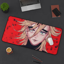 Cargar imagen en el visor de la galería, Demon Slayer: Kimetsu No Yaiba Mouse Pad (Desk Mat) On Desk
