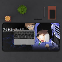 Cargar imagen en el visor de la galería, Accel World Haruyuki Arita, Takumu Mayuzumi Mouse Pad (Desk Mat) With Laptop
