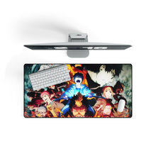 Cargar imagen en el visor de la galería, Blue Exorcist Rin Okumura, Yukio Okumura, Kuro, Shura Kirigakure, Shiemi Moriyama Mouse Pad (Desk Mat) On Desk
