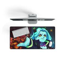 Load image into Gallery viewer, Cyberpunk: Edgerunners Mouse Pad (Desk Mat) On Desk
