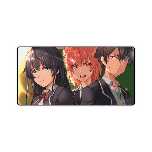 My Teen Romantic Comedy SNAFU Hachiman Hikigaya, Yukino Yukinoshita, Yui Yuigahama Mouse Pad (Desk Mat)