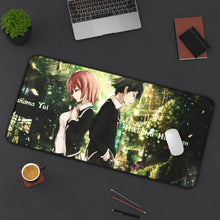 Charger l&#39;image dans la galerie, My Teen Romantic Comedy SNAFU Hachiman Hikigaya, Yui Yuigahama Mouse Pad (Desk Mat) On Desk
