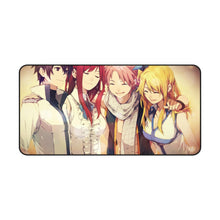 Charger l&#39;image dans la galerie, Fairy Tail Natsu Dragneel, Erza Scarlet, Gray Fullbuster, Lucy Heartfilia Mouse Pad (Desk Mat)
