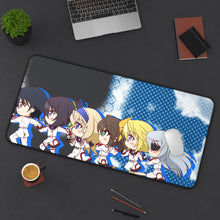 Charger l&#39;image dans la galerie, Infinite Stratos Mouse Pad (Desk Mat) On Desk
