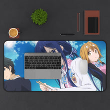 Charger l&#39;image dans la galerie, Masamune-kun&#39;s Revenge Aki Adagaki, Masamune Makabe, Yoshino Koiwai Mouse Pad (Desk Mat) With Laptop
