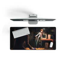 Load image into Gallery viewer, Okabe and Kurisu Time Jump Mouse Pad (Desk Mat)
