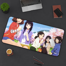 Charger l&#39;image dans la galerie, Sound! Euphonium Kumiko Oumae, Reina Kousaka, Asuka Tanaka Mouse Pad (Desk Mat) On Desk
