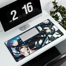 Load image into Gallery viewer, Black Rock Shooter Mouse Pad (Desk Mat)
