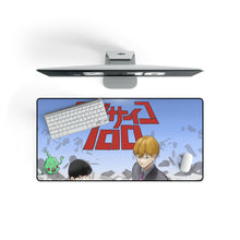 Charger l&#39;image dans la galerie, Mob Psycho 100 Arataka Reigen, Shigeo Kageyama Mouse Pad (Desk Mat) On Desk
