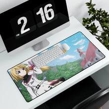 Charger l&#39;image dans la galerie, Infinite Stratos Mouse Pad (Desk Mat) With Laptop
