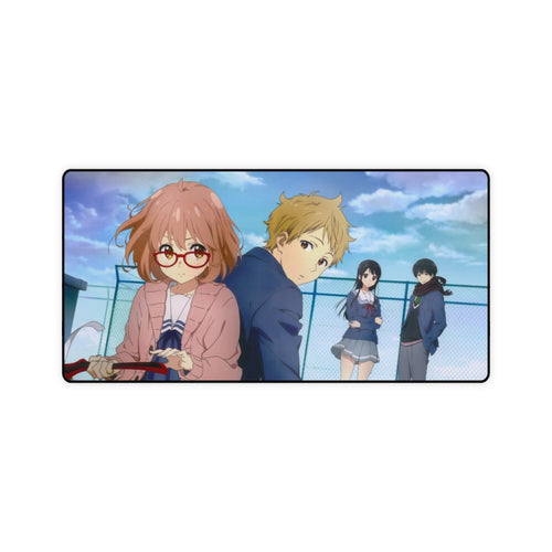 Beyond the Boundary Mirai Kuriyama, Akihito Kanbara, Hiroomi Nase, Mitsuki Nase Mouse Pad (Desk Mat)