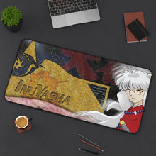 Load image into Gallery viewer, InuYasha Mouse Pad (Desk Mat) On Desk
