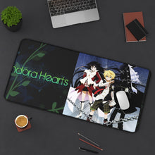 Load image into Gallery viewer, Pandora Hearts Gilbert Nightray, Alice Baskerville, Oz Vessalius Mouse Pad (Desk Mat) On Desk
