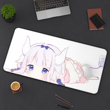 Cargar imagen en el visor de la galería, Miss Kobayashi&#39;s Dragon Maid Kanna Kamui, Kobayashi San Chi No Maid Dragon Mouse Pad (Desk Mat) On Desk
