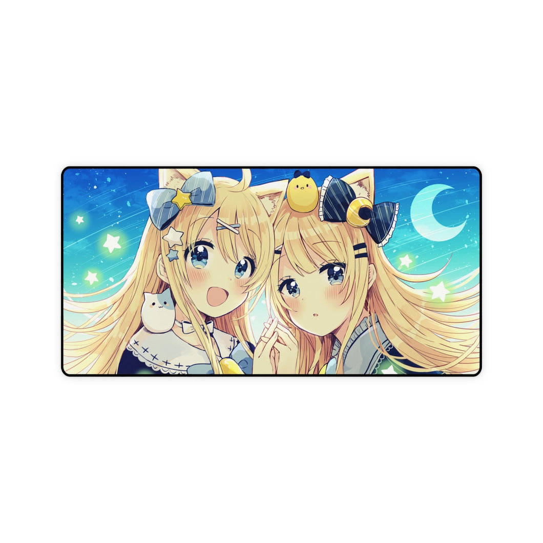 Anime Girl Mouse Pad (Desk Mat)