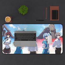 Cargar imagen en el visor de la galería, Neon Genesis Evangelion Shinji Ikari, Rei Ayanami, Kaworu Nagisa Mouse Pad (Desk Mat) With Laptop
