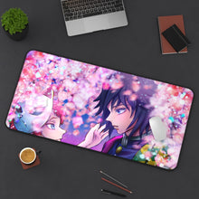 Cargar imagen en el visor de la galería, Demon Slayer: Kimetsu No Yaiba Mouse Pad (Desk Mat) On Desk
