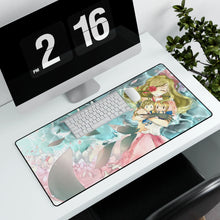 Cargar imagen en el visor de la galería, Fairy Tail Lucy Heartfilia Mouse Pad (Desk Mat) With Laptop
