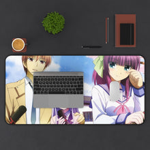 Cargar imagen en el visor de la galería, Angel Beats! Kanade Tachibana, Yuri Nakamura, Yuzuru Otonashi Mouse Pad (Desk Mat) With Laptop
