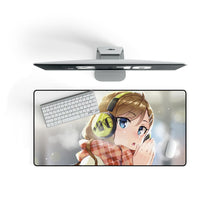 Load image into Gallery viewer, Anime Headphones Mouse Pad (Desk Mat) On Desk
