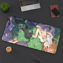 Load image into Gallery viewer, A Certain Scientific Railgun Mikoto Misaka Mouse Pad (Desk Mat) On Desk
