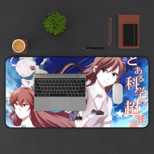 Load image into Gallery viewer, A Certain Scientific Railgun Mouse Pad (Desk Mat) With Laptop
