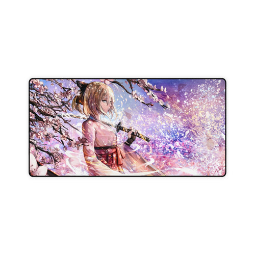 Saber (Fate Series) Mouse Pad (Desk Mat)