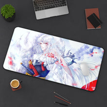 Load image into Gallery viewer, InuYasha Mouse Pad (Desk Mat) On Desk
