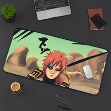 Load image into Gallery viewer, Gaara (Naruto) Mouse Pad (Desk Mat) On Desk
