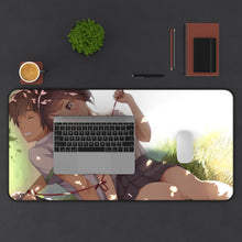 Cargar imagen en el visor de la galería, Your Name. Mouse Pad (Desk Mat) With Laptop
