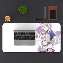 Charger l&#39;image dans la galerie, Rokudenashi Majutsu Koushi To Akashic Records Sistine Fibel Mouse Pad (Desk Mat) With Laptop
