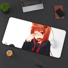 Cargar imagen en el visor de la galería, Spice And Wolf Mouse Pad (Desk Mat) On Desk
