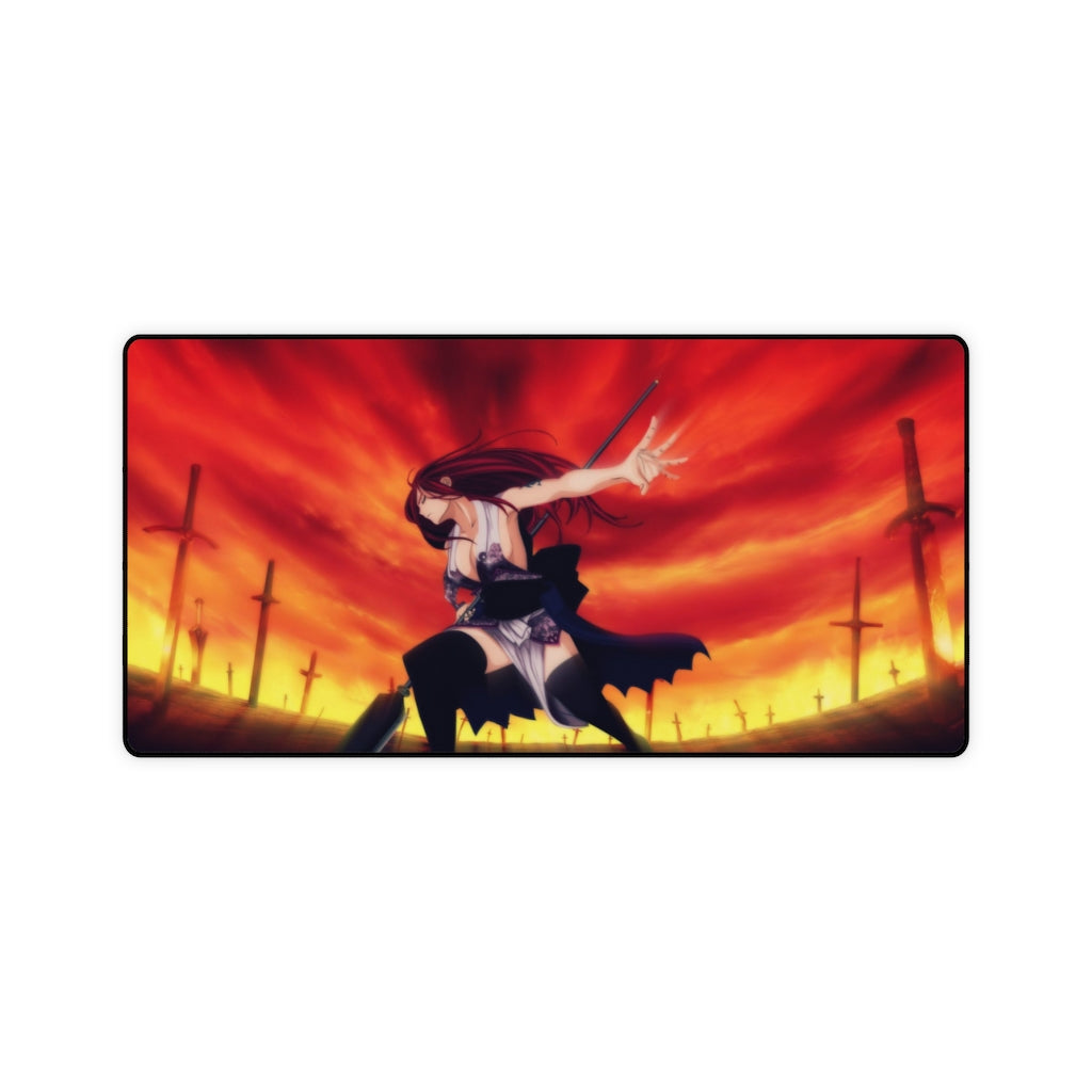 Erza Scarlet - Total destruction Mouse Pad (Desk Mat)