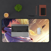 Charger l&#39;image dans la galerie, Infinite Stratos Charlotte Dunois, Ichika Orimura Mouse Pad (Desk Mat) With Laptop
