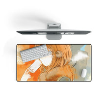 Load image into Gallery viewer, Anime Headphones Mouse Pad (Desk Mat) On Desk
