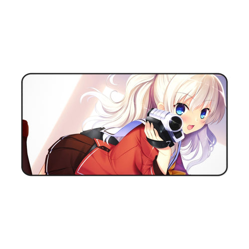 Nao Tomori holding a camera Mouse Pad (Desk Mat)