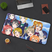 Load image into Gallery viewer, Love Live! Maki Nishikino, Kotori Minami, Umi Sonoda, Honoka Kousaka, Rin Hoshizora Mouse Pad (Desk Mat) On Desk
