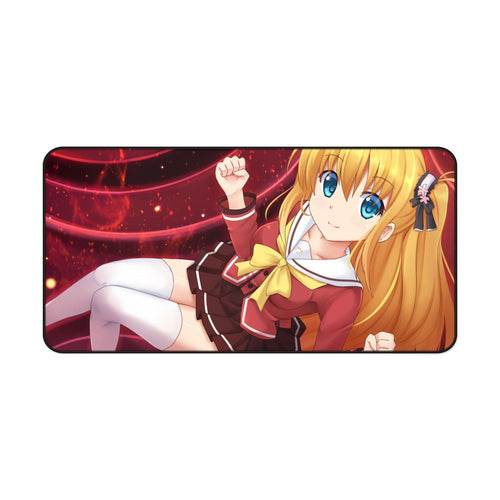 Yusa Nishimori smiling Mouse Pad (Desk Mat)