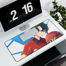 Load image into Gallery viewer, Anime Crossover Mouse Pad (Desk Mat) With Laptop
